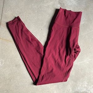 LuluLemon Maroon Leggings